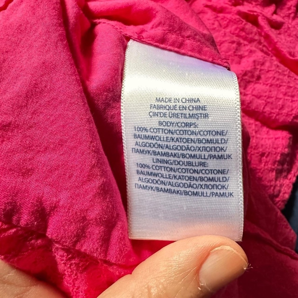 Polo Ralph Lauren Pink Girl's Button up Top Size 6 - Picture 5 of 5